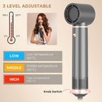 5-in-1 ionic hair dryer brush with adjustable heat and airflow settings