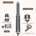 Dryhsip 5-in-1 Ionic Hair Dryer Brush with interchangeable styling attachments