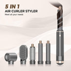 Dryhsip 5-in-1 Ionic Hair Dryer Brush with interchangeable styling attachments