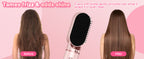 Dryhsip 5 in 1 Hot Air Brush Hair Dryer Styler,Negative Ion Blow Dryer with Curling Wand, Straightener & Volumizer for All Hair Types (Sakura)