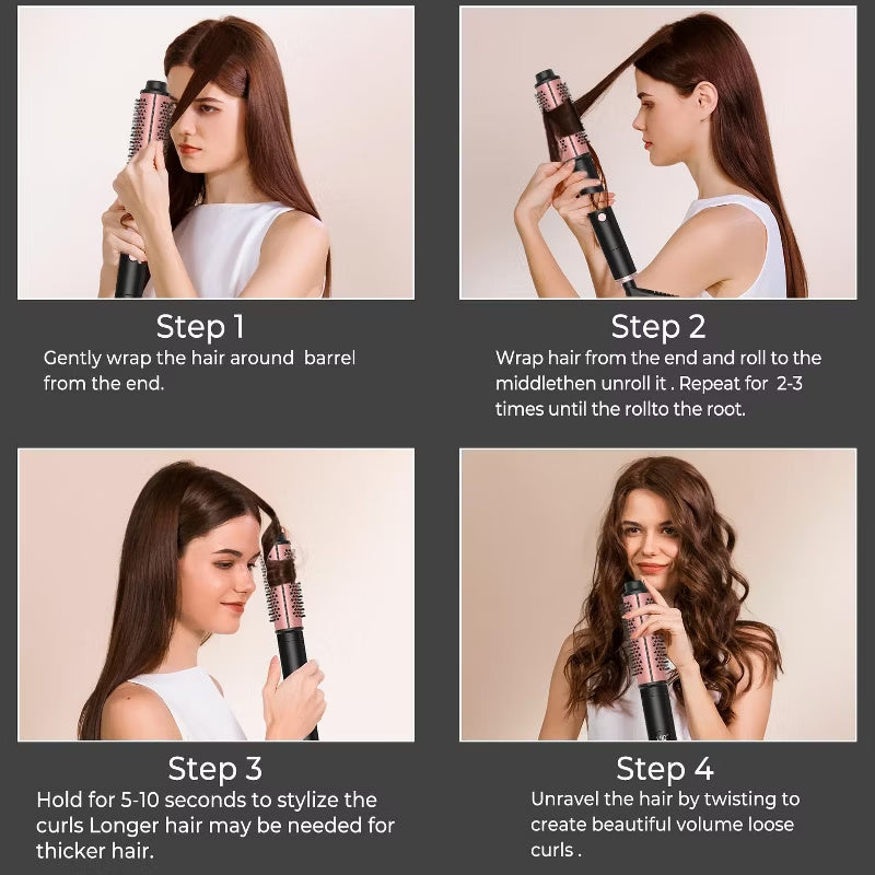 3-in-1 ionic curling wand specifications including barrel sizes and product dimensions