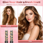 Different hairstyles created with the Dryhsip 5-in-1 Ionic Hair Dryer Brush