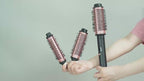 Video demonstrating how to change the interchangeable attachments on the 3-in-1 ionic curling wand